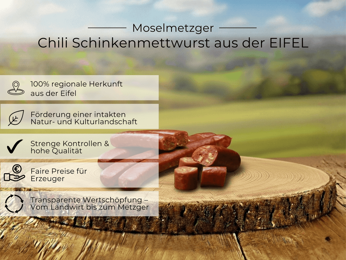 Vorteile von Chili Schinkenmettwurst aus der EIFEL