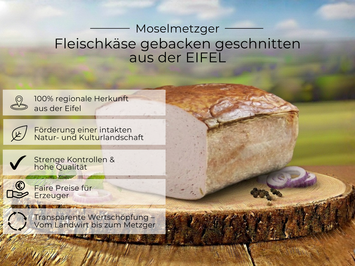 Vorteile von Fleischkäse gebacken geschnitten aus der EIFEL