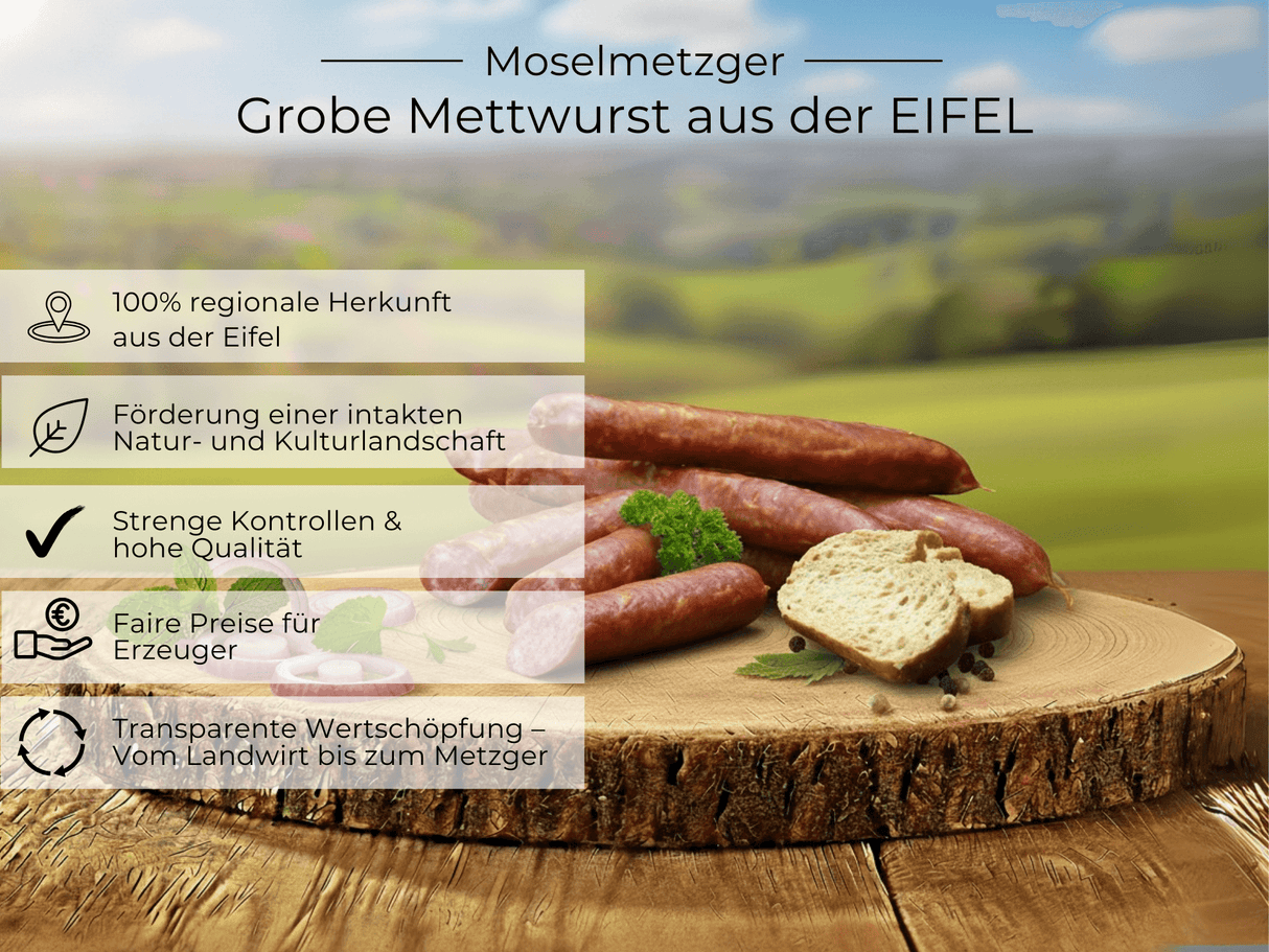 Vorteile von Grobe Mettwurst aus der EIFEL