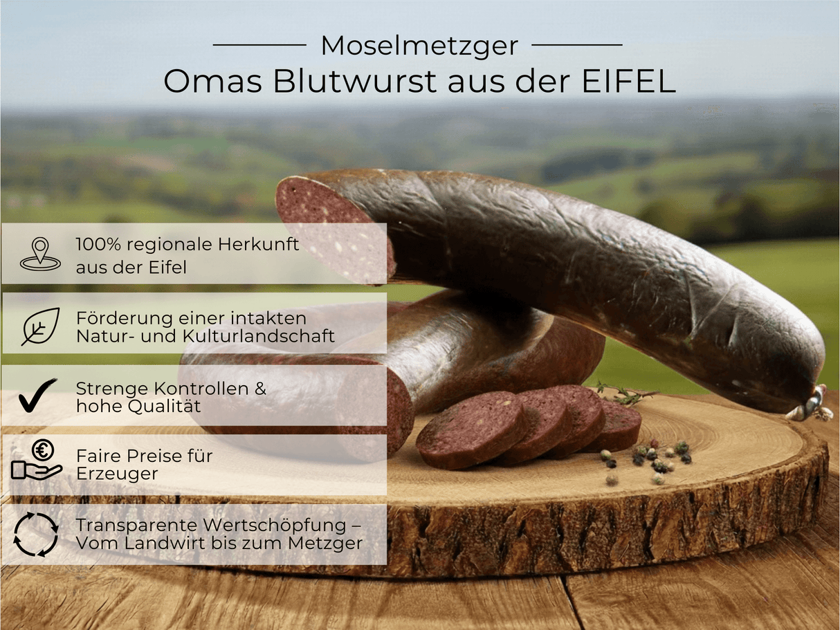 Vorteile von Omas Blutwurst aus der EIFEL