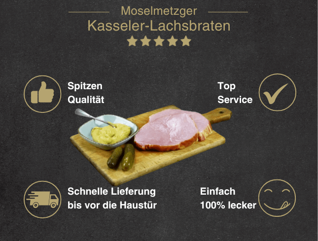 Kasseler Lachsbraten