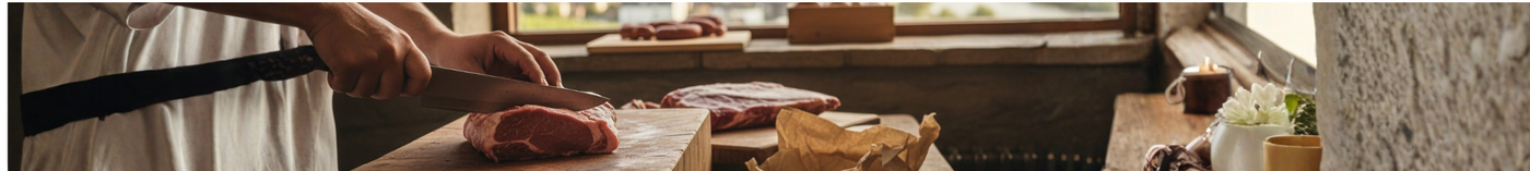 Moselmetzger Handwerk Mensch schneidet Fleisch Desktop