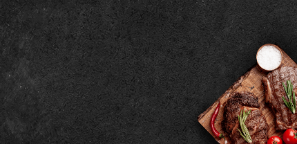 Banner Für den perfekten Moment auf Schieferhintergrund