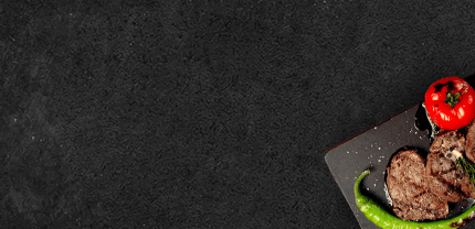 Abbildung Steak Konfigurator auf Schieferhintergrund