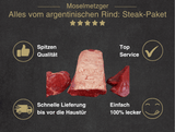Erklärung warum das argentinische Rinder Steak Vorteilspaket gut ist  1. Spitzen Qualität 2. Top Service 3. Schnelle Lieferung bis vor die Haustür 4. Einfach 100% lecker