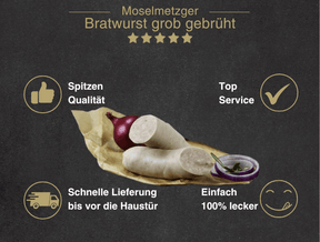 Bratwurst grob gebrüht