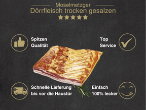 Geräucherter Speck / Dörrfleisch trocken gesalzen