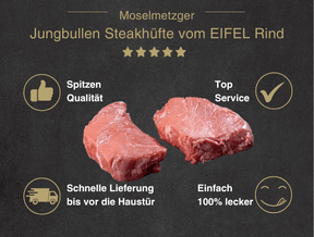Jungbullen Steakhüfte vom EIFEL Rind