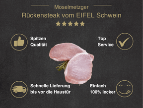 Rückensteak vom EIFEL Schwein
