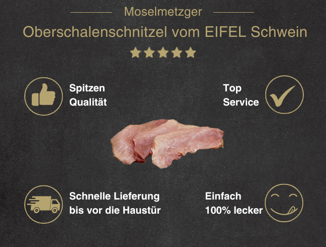 Oberschalenschnitzel vom EIFEL Schwein
