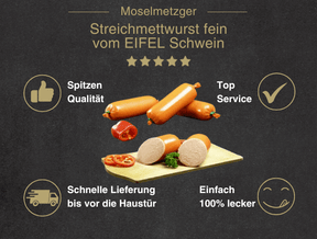 Streichmettwurst fein vom EIFEL Schwein