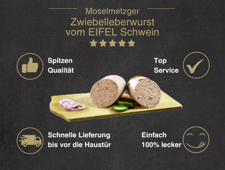 Zwiebelleberwurst vom EIFEL Schwein