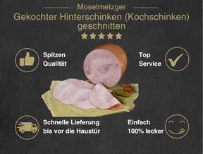 Kochschinken (Hinterkochschninken) geschnitten