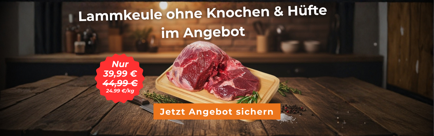 Lammkeule Angebot Startseite Banner Desktop