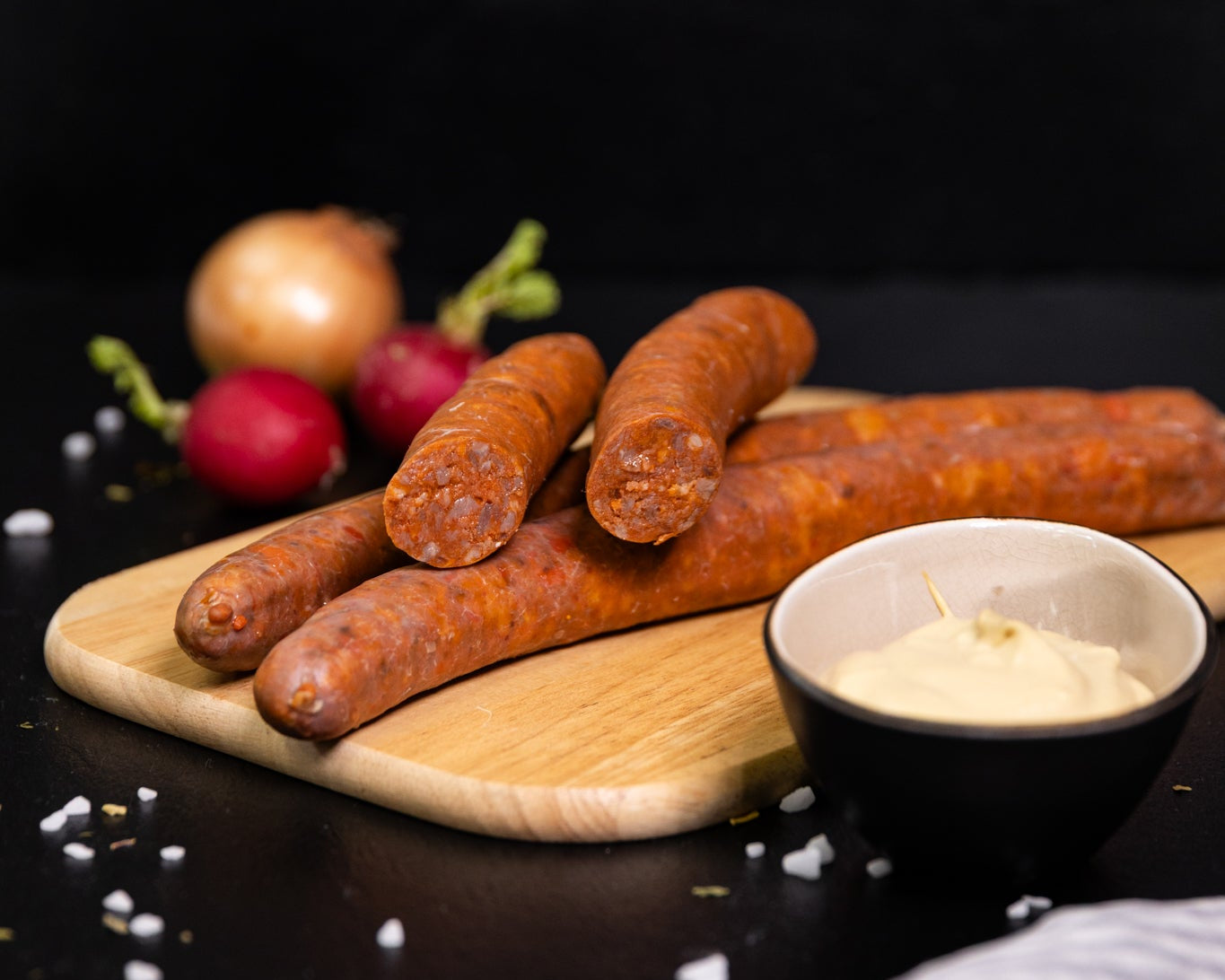 Merguez Bratwurst vom EIFEL Rind online kaufen – Moselmetzger