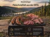 Regionales Fleisch der Regionalmarke EIFEL beim Moselmetzger: regionale Herkunft, festgelegte Qualitäts- und Herkunftskriterien, regionale Wertschöpfung