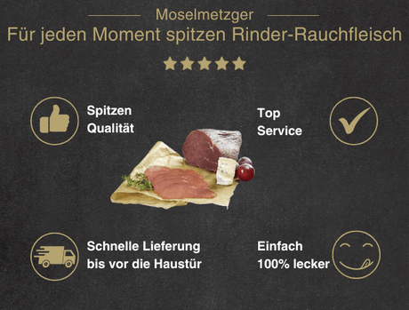 Banner für jeden Moment spitzen Fleisch Beitrag Rinder Rauchfleisch
