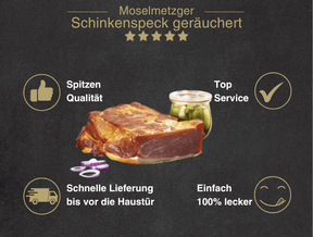 Schinkenspeck geräuchert
