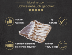 Schweinebauch ohne Rippe gepökelt