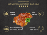 Erklärung warum Schweinenackensteak Barbecue  gut ist 1. Spitzen Qualität 2. Top Service 3. Schnelle Lieferung bis vor die Haustür 4. Einfach 100% lecker