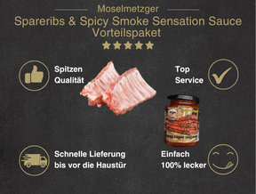 Spareribs & Spicy Smoke Sensation Sauce Vorteilspaket