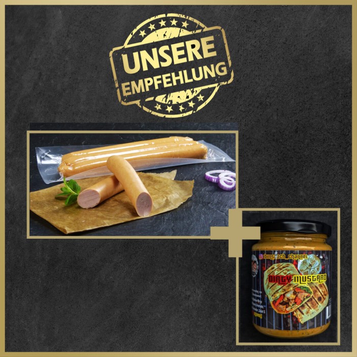 EIFEL Schwein: Wiener Würstchen & Dirty Mustard Sauce